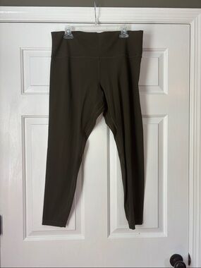 High Rise 28in Align Leggings Dark Olive